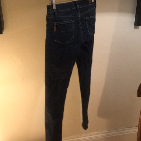 PAIGE Navy Indigo Blue Skinny Jeans 26 - Picture 4 of 4